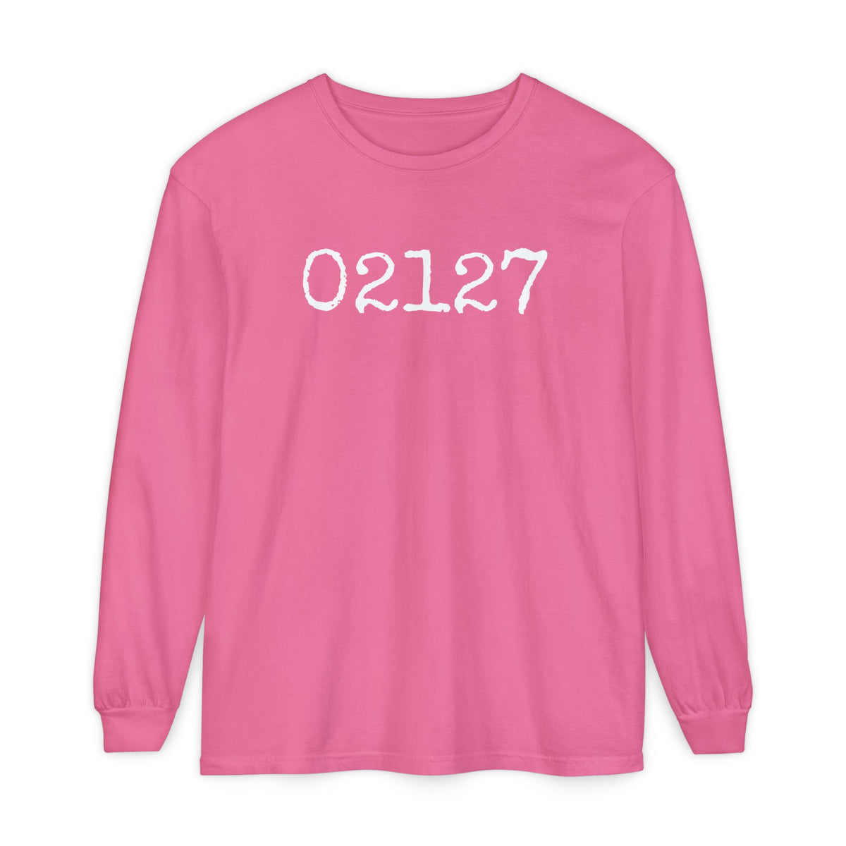 South Boston Zip Code Comfort Colors Long Sleeve T-Shirt