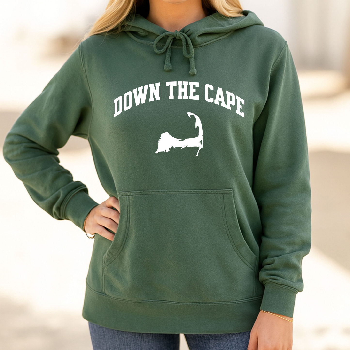 Down the Cape Unisex Pigment-Dyed Hoodie