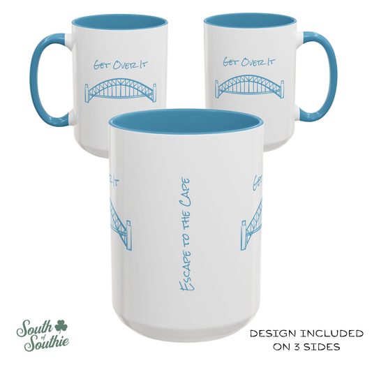 Cape Cod Bridge Mug - Light Blue