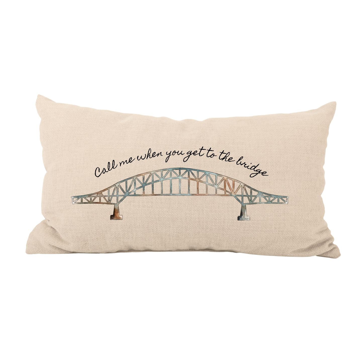 Cape Cod Bridge Lumbar Pillow