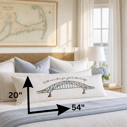 Call Me When You Get To The Bridge Body Pillow and Cover