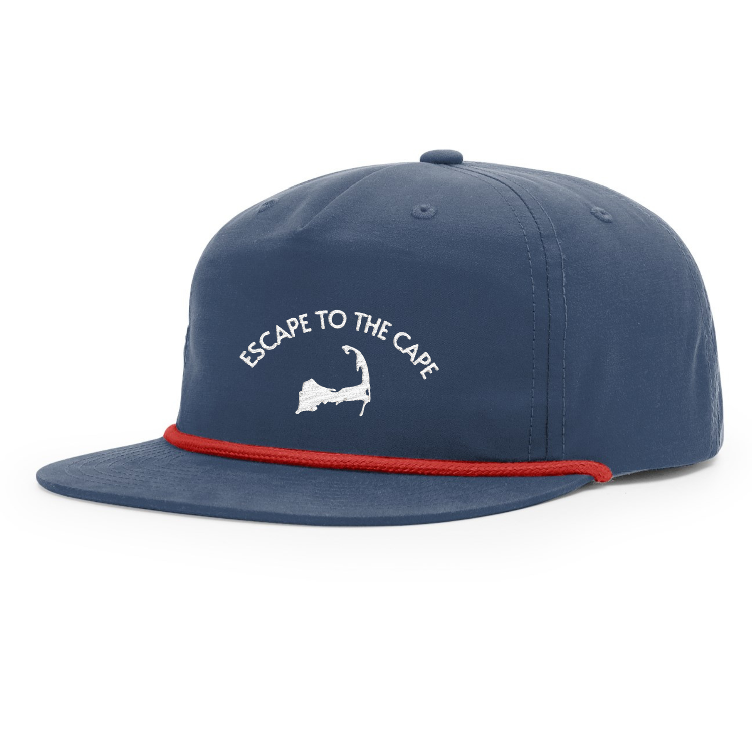 escape to the cape embroidered rope hat