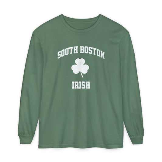 South Boston Irish Comfort Colors Long Sleeve T-Shirt