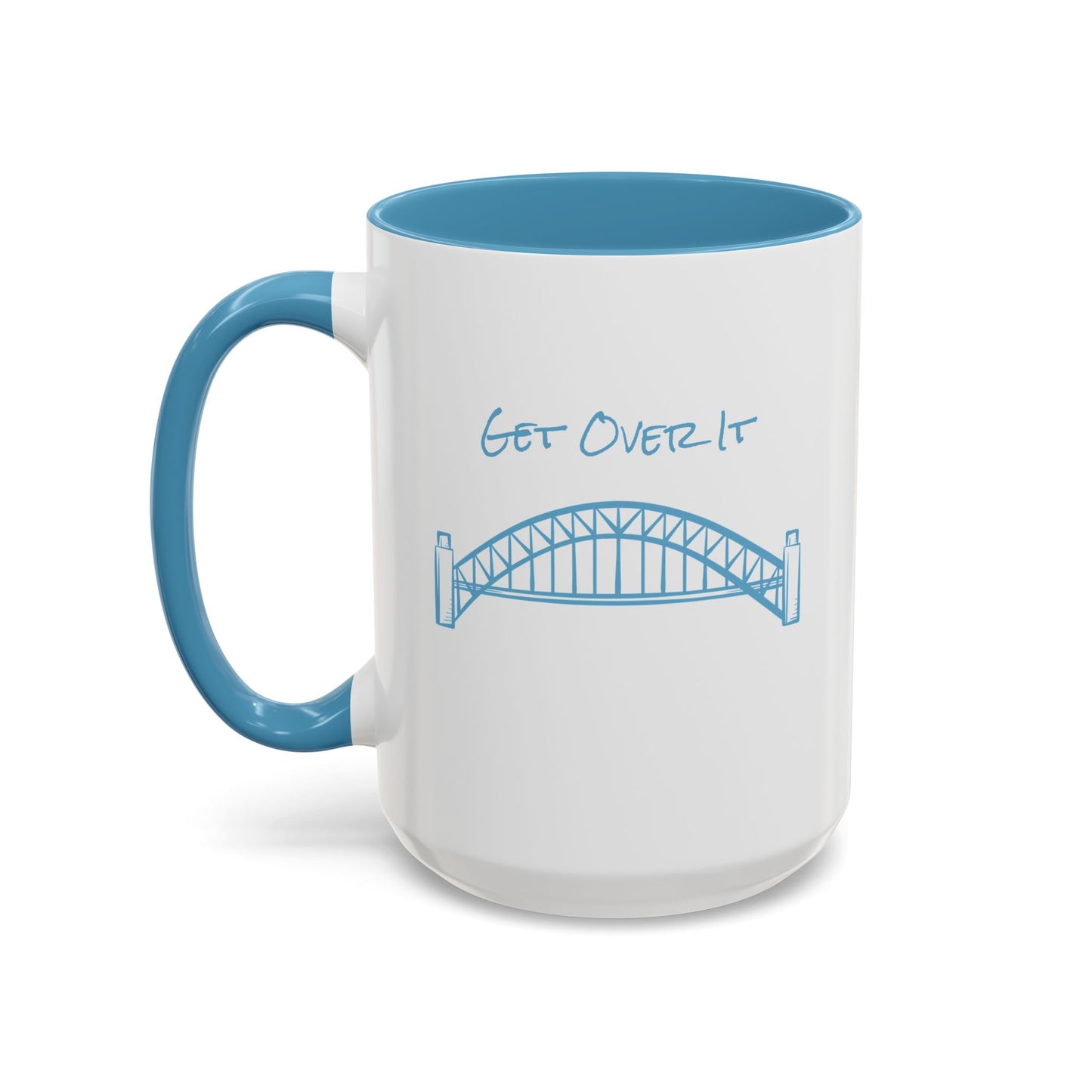 Cape Cod Bridge Mug - Light Blue