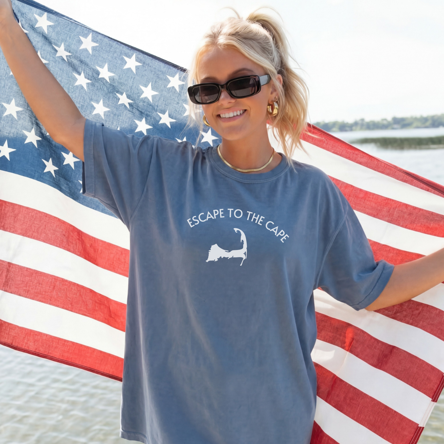 Escape to the Cape Comfort Colors T Shirt