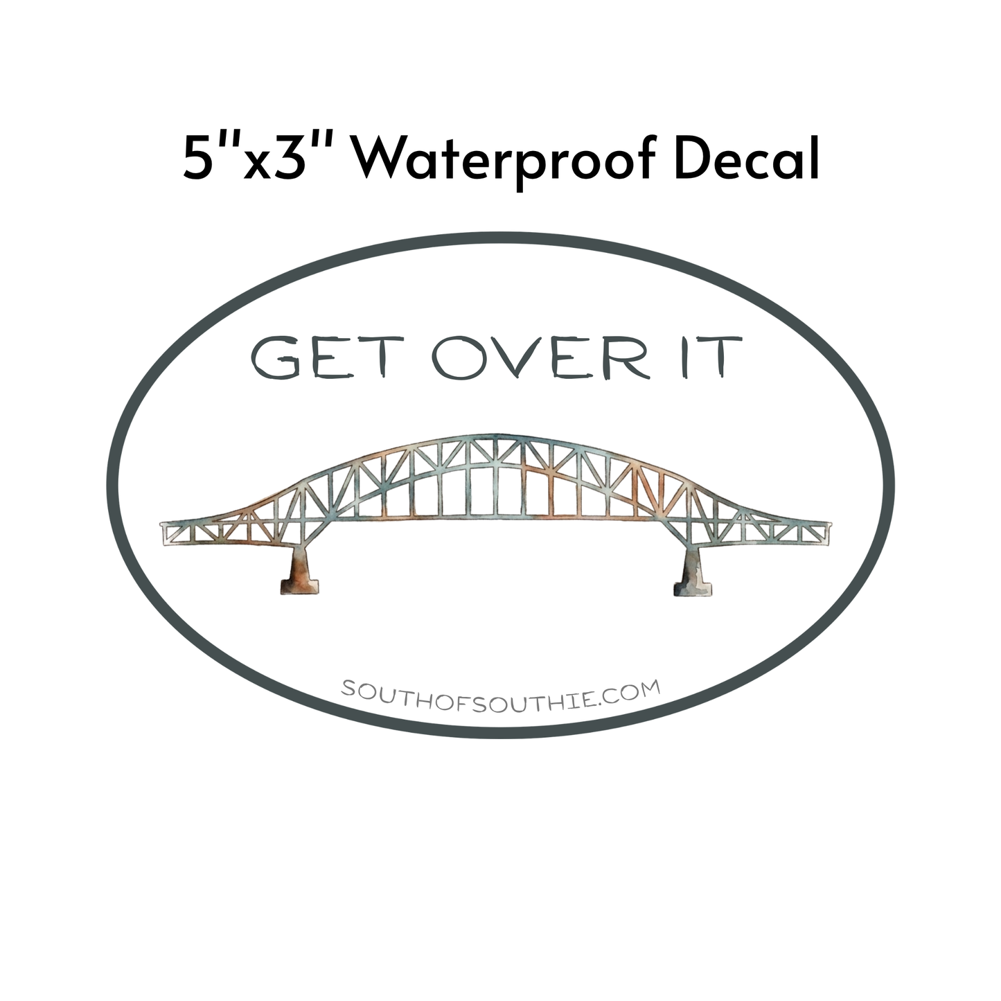 Cape Cod Bridge Waterproof Decal