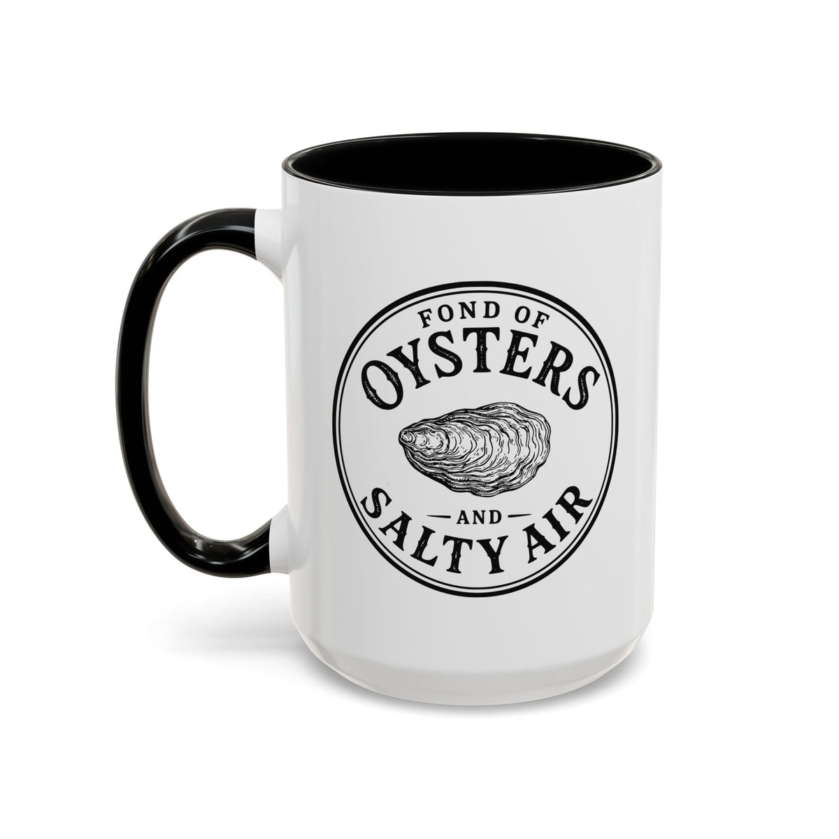 Cape Cod Oysters 15 oz Mug - Black