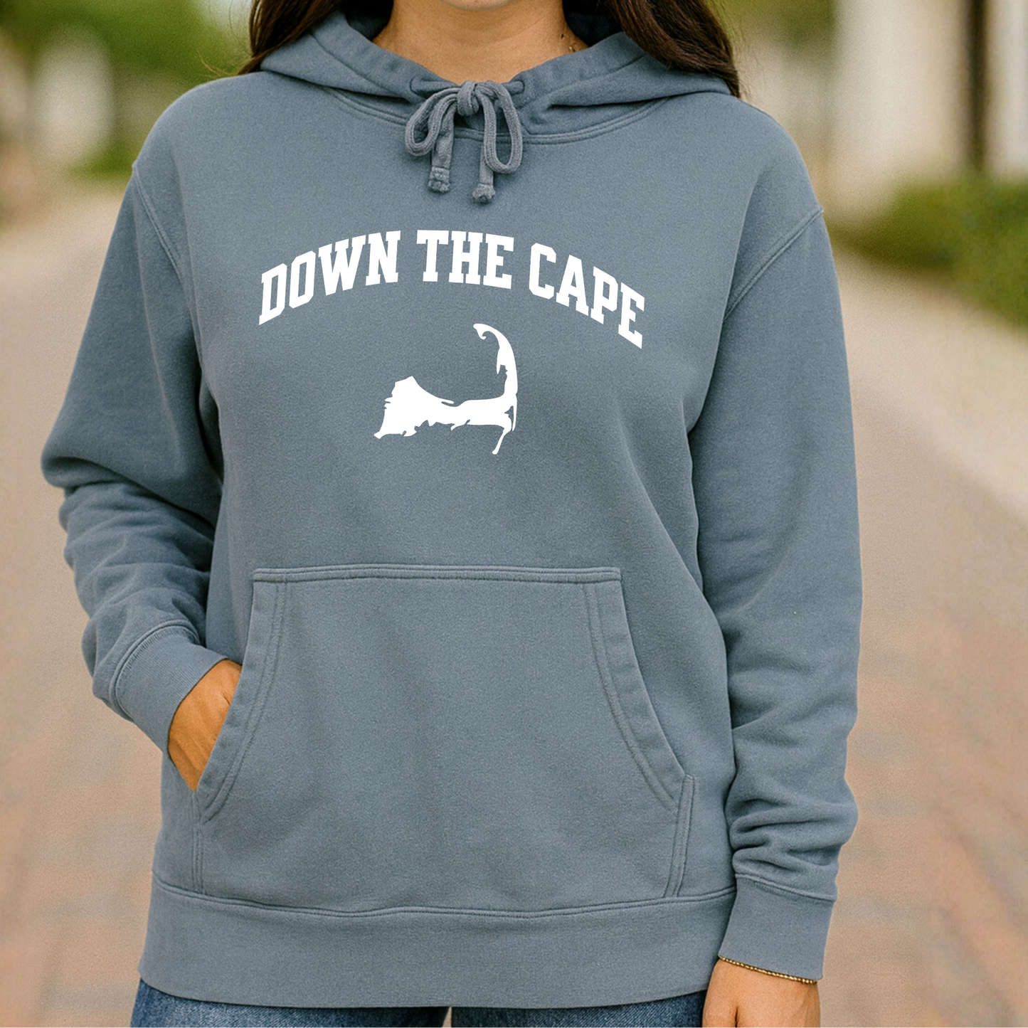 Down the Cape Unisex Pigment-Dyed Hoodie