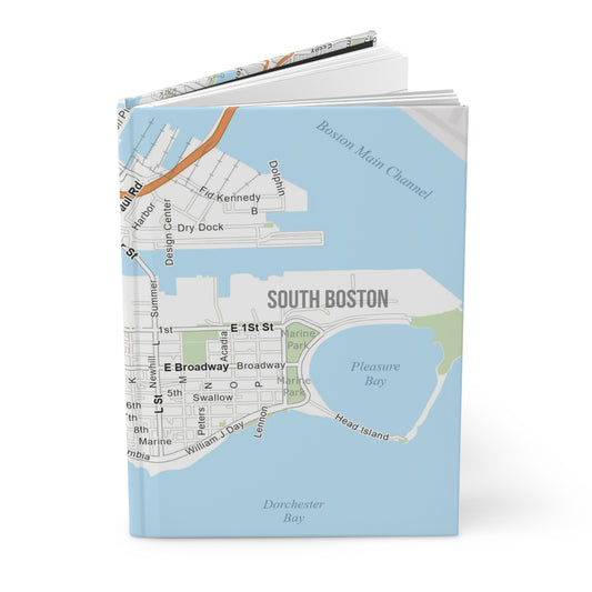Book with a map of South Boston on its cover