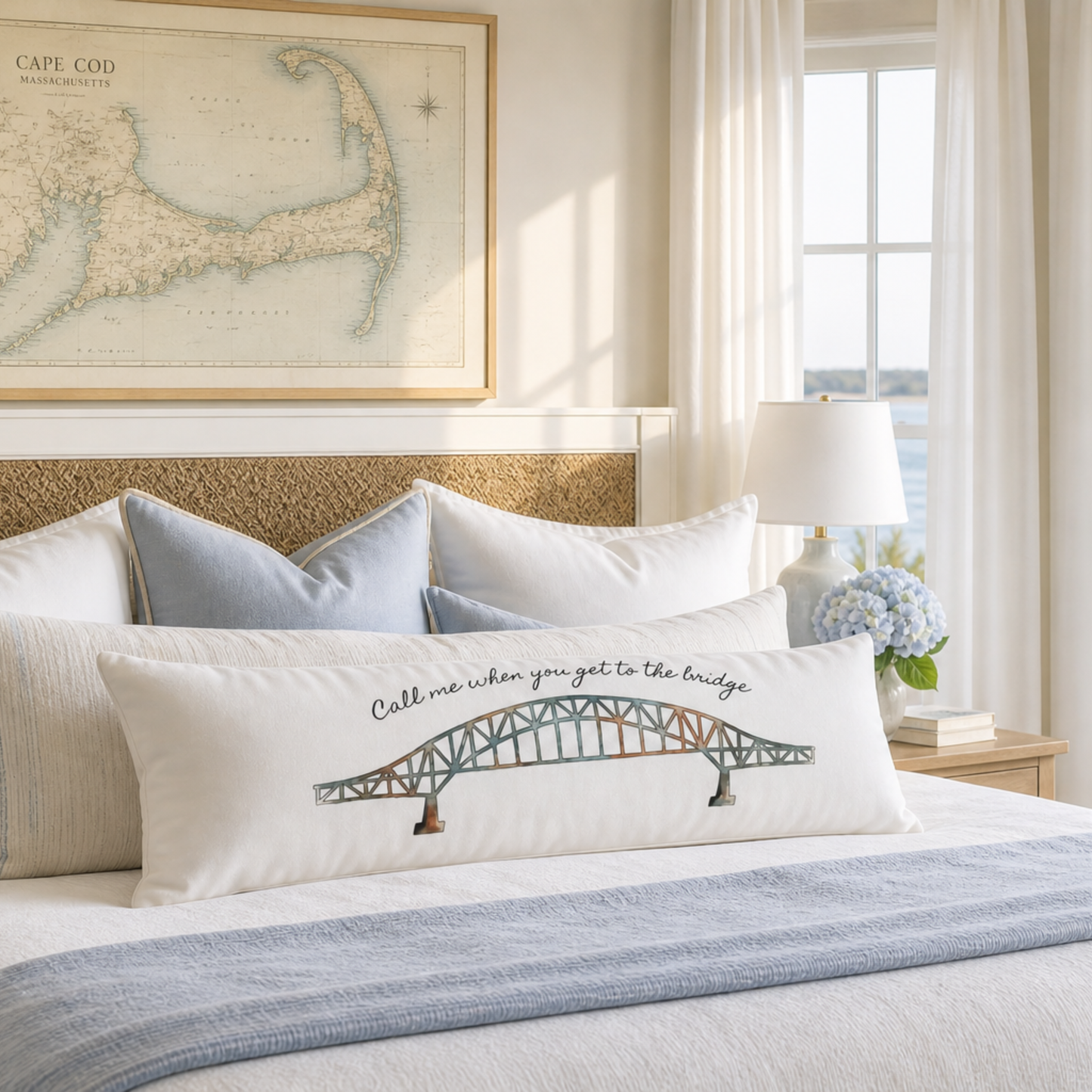Call Me When You Get To The Bridge Body Pillow and Cover