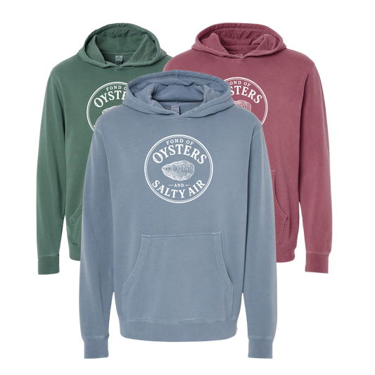 Cape Cod Oysters Pigment-Dyed Hoodie