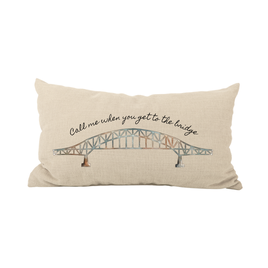 Cape Cod Bridge Lumbar Pillow