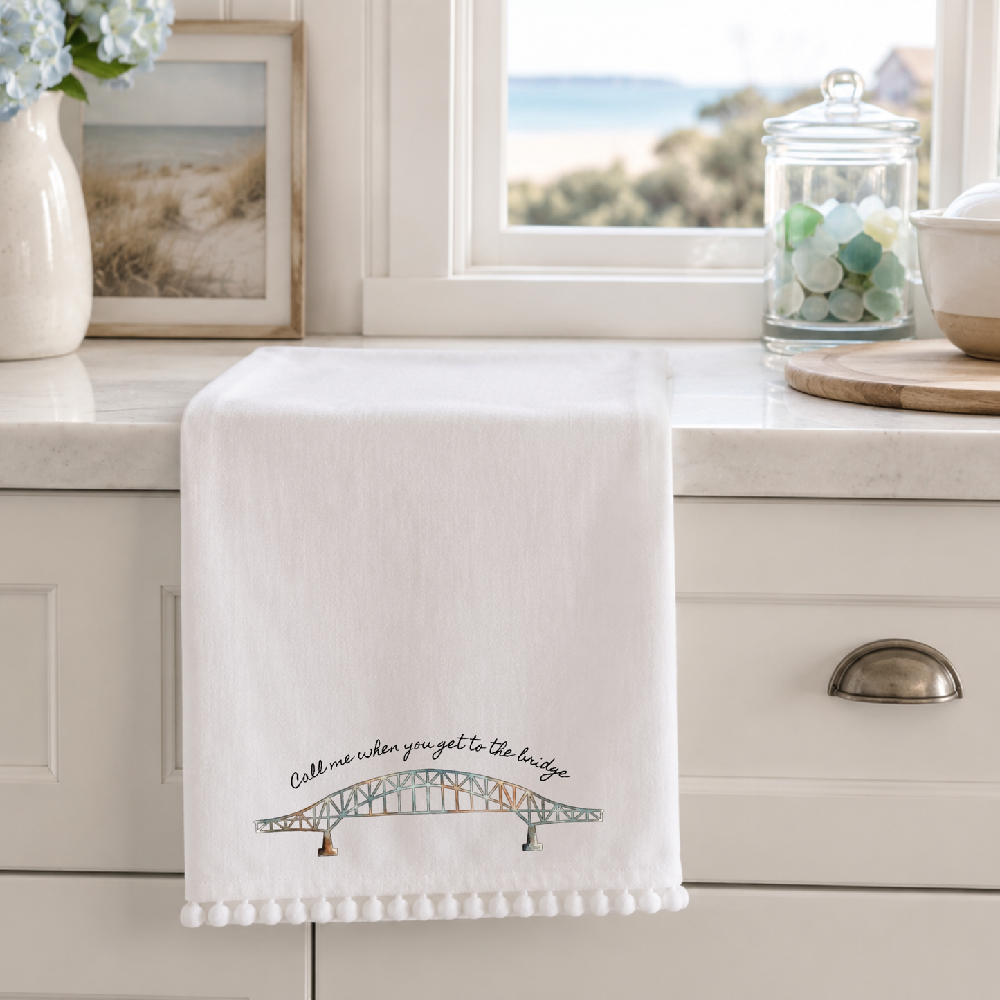 Cape Cod Bridge Tea Towel